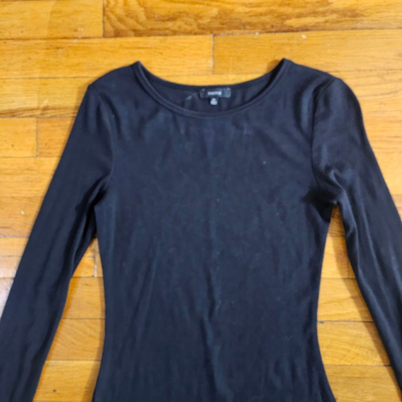 Aritzia Talula Black Long Sleeve Dress XS - Picture 2 of 7